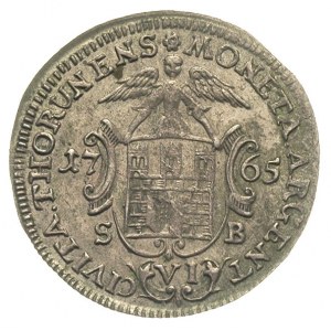 szóstak 1765, Toruń, odmiana napisu STANISL AVGV, Plage...
