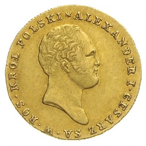 25 złotych 1818, Warszawa, złoto 4,89 g, Plage 12, Bitk...