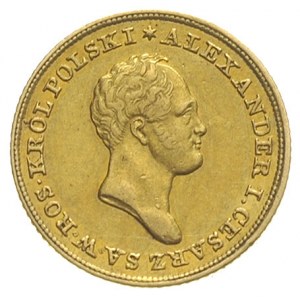 25 złotych 1822, Warszawa, złoto 4.87 g, Plage 15, Bitk...