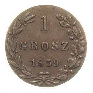 grosz 1839, Warszawa, Plage 254, Bitkin 1225, piękny, p...