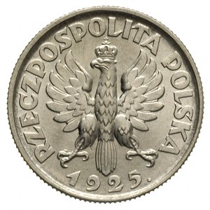 1 złoty 1925, Londyn, Parchimowicz 107.b, bardzo ładny ...