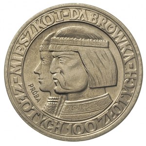 100 złotych 1960, Mieszko i Dąbrówka, Dwie głowy w lewo...