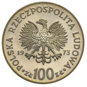 100 złotych 1973, Mikołaj Kopernik \mała głowa, projekt...
