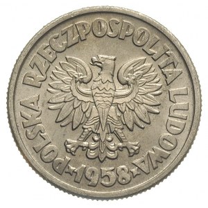 5 złotych 1958, M/S Waryński, Parchimowicz P-227.a, nik...