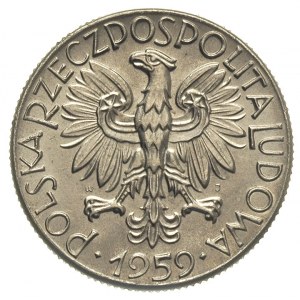 5 złotych 1959, \Młotek i kielnia, Parchimowicz P-228.b