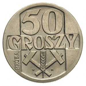 50 groszy 1958, \Kłos i młoty, Parchimowicz P-212.a