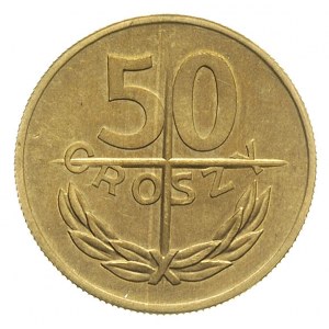 50 groszy 1974, Warszawa, mosiądz 5.25 g, Parchimowicz ...