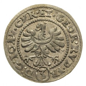 3 krajcary 1610, Złoty Stok, odmiana z monogramem CT, F...