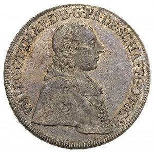 talar 1753,  Nysa, Aw: Popiersie i napis wokoło, Rw: Ta...