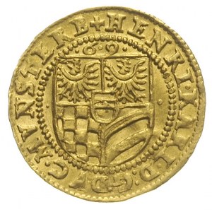 dukat 1569, Złoty Stok, Aw: Tarcza herbowa i napis woko...