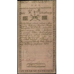 5 złotych 8.06.1794, seria N.F.2, błąd w napisie \wszlk...