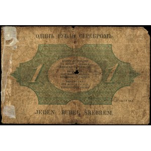 1 rubel srebrem 1847, seria 56, podpisy Tymowski i Koro...