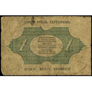 1 rubel srebrem 1853, seria 160, podpisy Tymowski i Eng...