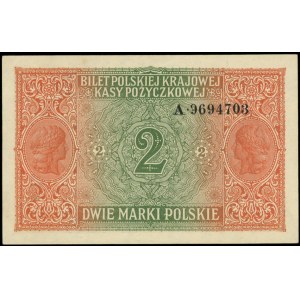2 marki polskie 9.12.1916, \Generał, seria A