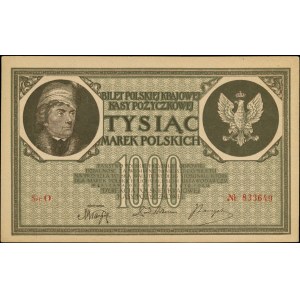1.000 marek polskich 17.05.1919, seria O, Miłczak 22b, ...