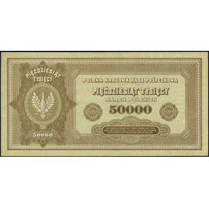 50.000 marek polskich 10.10.1922, seria F, Miłczak 33, ...