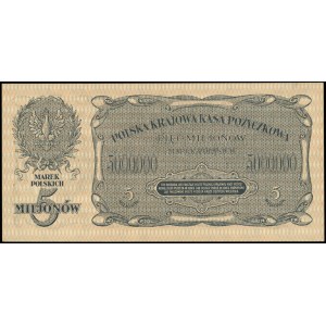 5.000.000 marek polskich 20.11.1923, seria A, Miłczak 3...