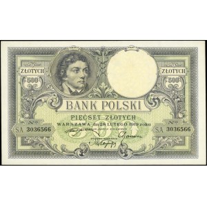 500 złotych 28.02.1919, seria A, Miłczak 54b, Lucow 593...