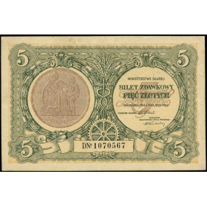 5 złotych 1.05.1925, seria D, Miłczak 61, Lucow 710 (R4...
