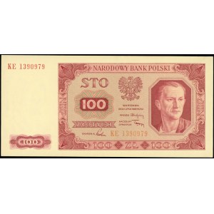 100 złotych 1.07.1948, seria KE i 500 złotych 1.07.1948...