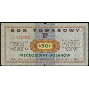 Bony Towarowe PEKAO SA, 2 x 50 dolarów 1.10.1969, serie...