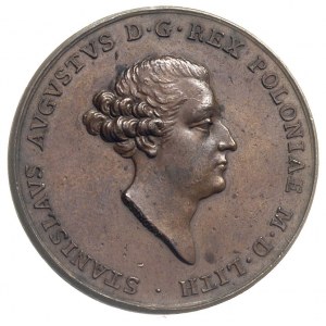 Stanisław August Poniatowski, medal koronacyjny autorst...