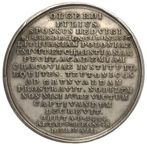 Władysław Jagiełło-medal ze świty królewskiej autorstwa...