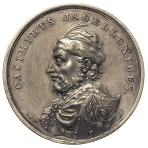 Kazimierz Jagiellończyk-medal ze świty królewskiej auto...