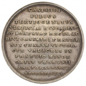 Jan Olbracht- medal ze świty królewskiej autorstwa J.F....