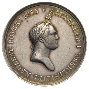 Aleksander I medal 1826 r, Aw: Popiersie cara w prawo i...