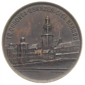 medal sygnowany F. Wojtych Kraków wybity w 1890 roku up...