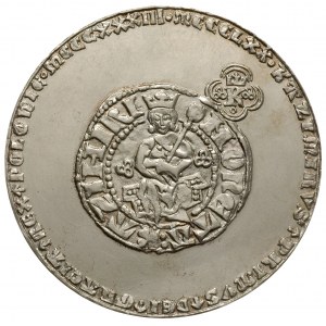 medal z królewskiej serii wydanej przez PTAiN -1977 r.,...