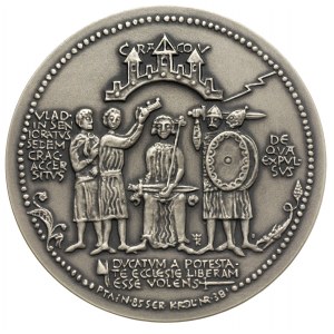 medal z królewskiej serii wydanej przez PTAiN -1985 r.,...