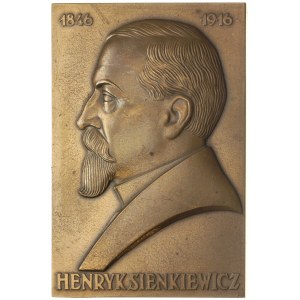 Henryk Sienkiewicz-plakieta mennicy warszawskiej autors...