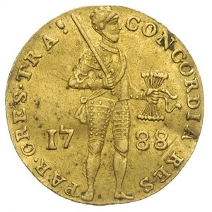 dukat 1788, złoto 3.41 g, Delm. 965, Purmer Ut27