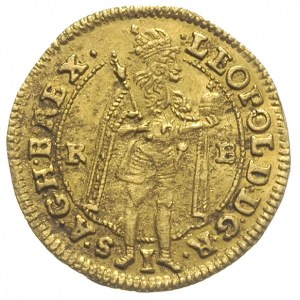 dukat 1703 K-B, Krzemnica, złoto 3.43 g, Huszar 1322, H...
