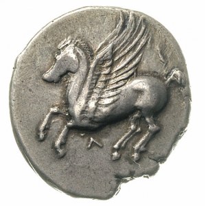 stater 330-250 pne, Aw: Pegaz lecący w lewo, pod nim Λ,...