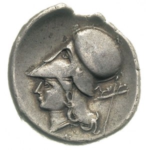 stater 330-250 pne, Aw: Pegaz lecący w lewo, pod nim Λ,...