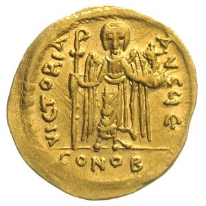 solidus 607-610 Konstantynopol, Aw: Popiersie na wprost...