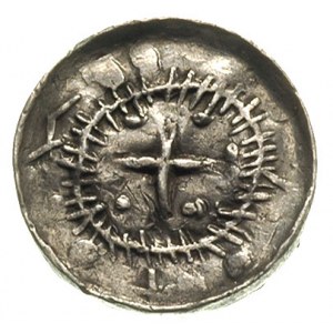 naśladownictwo z epoki denara krzyżowego XI w., Aw: Krz...