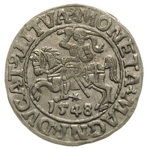 półgrosz 1548, Wilno, pierwsza cyfra daty arabska, Ivan...
