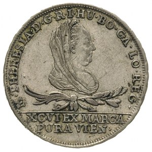 15 krajcarów 1775, Wiedeń, Plage 2, bardzo ładne i rzad...