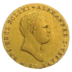 25 złotych 1818, Warszawa, złoto 4.88 g, Plage 12, Bitk...