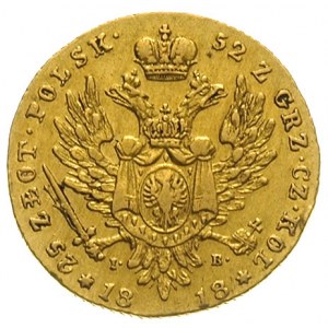 25 złotych 1818, Warszawa, złoto 4.88 g, Plage 12, Bitk...
