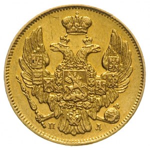 3 ruble = 20 złotych 1834, Petersburg, złoto 3.92 g, Pl...