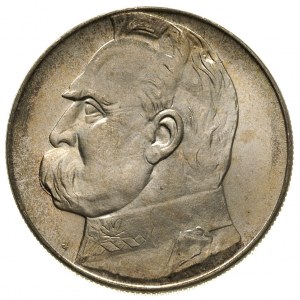 10 złotych 1939, Warszawa, Józef Piłsudski, Parchimowic...