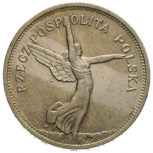 5 złotych 1930, Warszawa, Nike, Parchimowicz 114.c, rza...