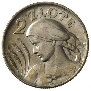 2 złote 1925, Londyn, kropka po dacie, Parchimowicz 109...