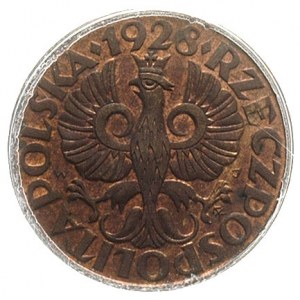 2 grosze 1928, Warszawa, Parchimowicz 102.d, moneta w p...