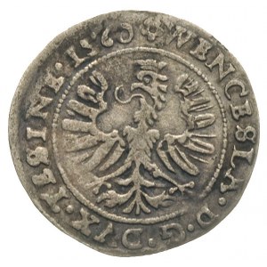 grosz 1560, Cieszyn, F.u.S. 2952, rzadki, patyna